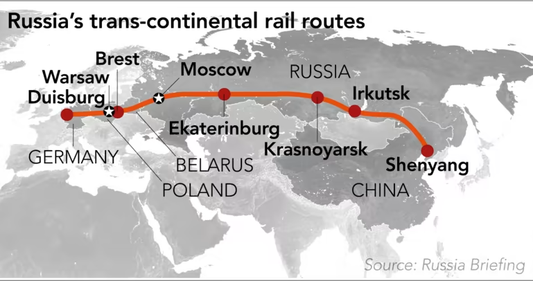 Tuyến đường sắt Trung Quốc - châu Âu gặp thách thức do xung đột Ukraina - Ảnh 2.