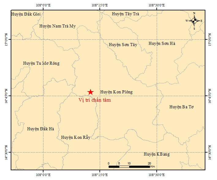 Động đất mạnh nhất trong hơn một thế kỷ xảy ra tại Kon Tum - Ảnh 1.