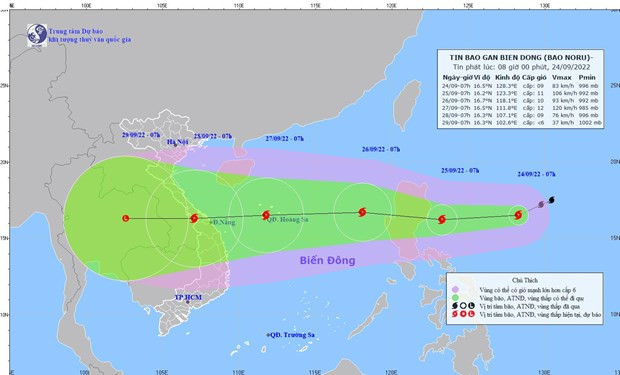 Bão số 4 giật cấp 11, hướng vào Biển Đông - Ảnh 1.