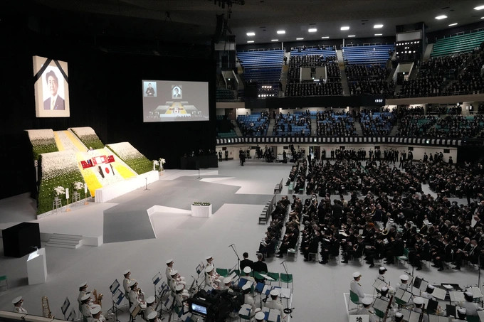 Nhật Bản tổ chức quốc tang cho ông Shinzo Abe - Ảnh 13.