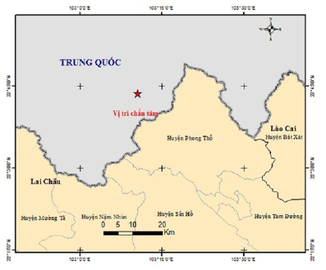 Sáng nay, động đất lại xảy ra ở Kon Tum và gần biên giới Trung Quốc - Ảnh 2.