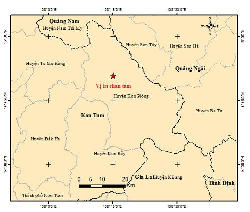 Sáng nay, động đất lại xảy ra ở Kon Tum và gần biên giới Trung Quốc - Ảnh 1.