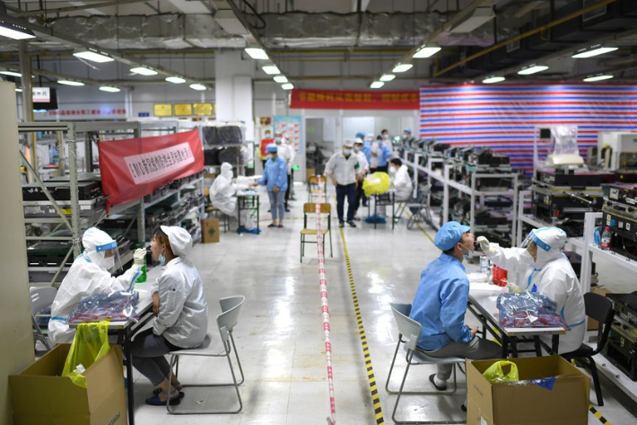 Nhà máy sản xuất iPhone lớn nhất thế giới hoạt động gần hết công suất - Ảnh 1.