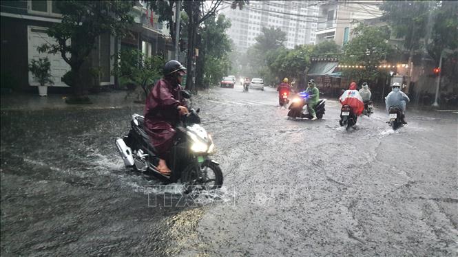 Đà Nẵng tiếp tục mưa lớn, di dời hàng nghìn người dân khỏi vùng ngập lụt - Ảnh 1.