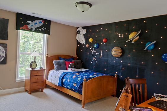 Mang cả vũ trụ rộng lớn vào phòng ngủ cho trẻ- Ảnh 6.