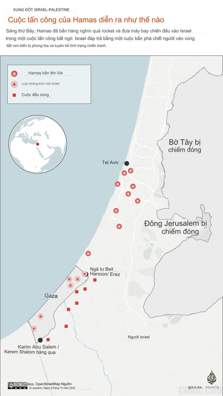 Chiến tranh Israel-Hamas: Bản đồ trực tiếp hàng ngày- Ảnh 7.