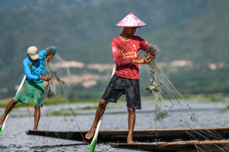 Hồ Inle nổi tiếng của Myanmar bị 'nghẹt thở'- Ảnh 12.