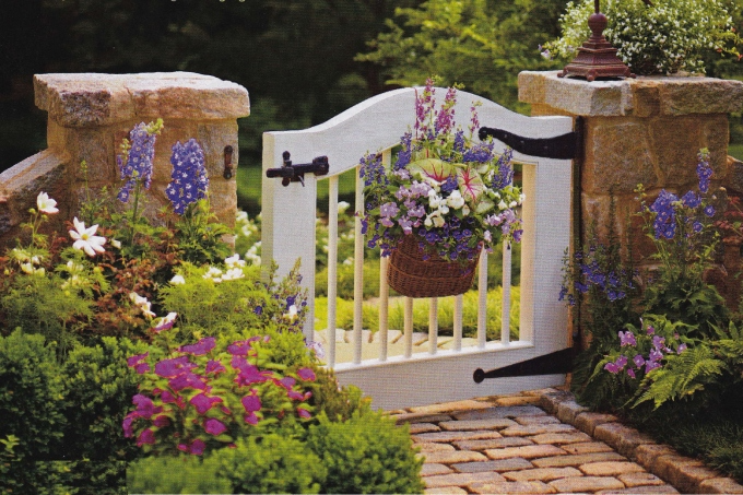Cổng vườn đẹp, đơn giản giúp tăng tính thẩm mỹ cho ngôi nhà- Ảnh 6.