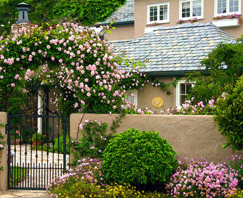 Cổng vườn đẹp, đơn giản giúp tăng tính thẩm mỹ cho ngôi nhà- Ảnh 8.