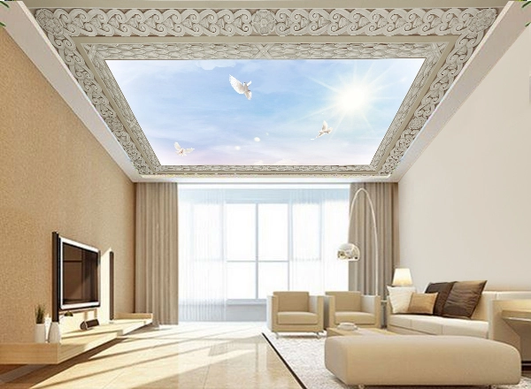 Thiết kế trần nhà đa dạng và cá tính cho phòng khách- Ảnh 9.