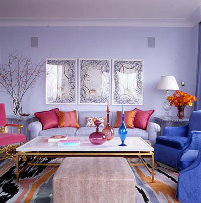 10 cách mix màu xanh lam tràn đầy năng lượng cho phòng khách- Ảnh 3.