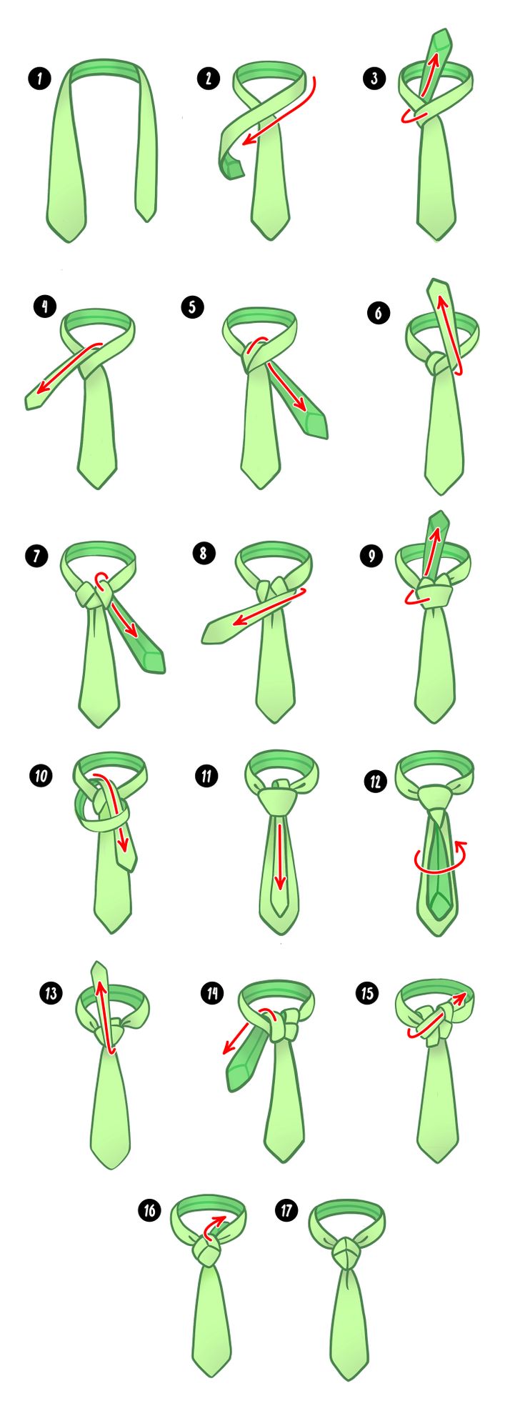 7 cách thắt cà vạt cực chi tiết - Ảnh 2.