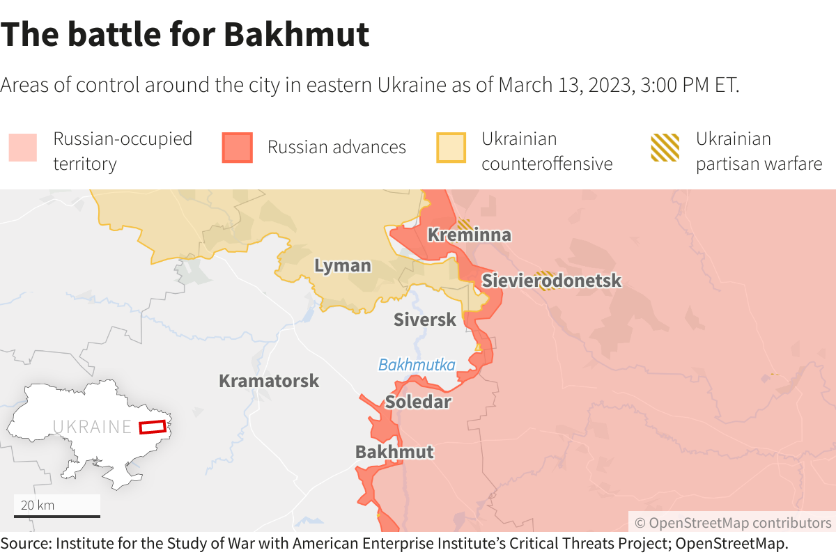 Vì sao cả Nga và Ukraina cùng quyết chiến vì Bakhmut? - Ảnh 2.