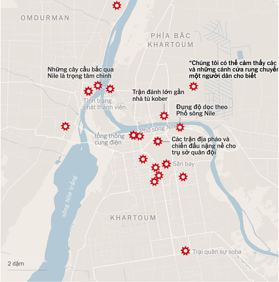 Theo dõi chiến sự ở Sudan: Bản đồ và video mới nhất - Ảnh 1.