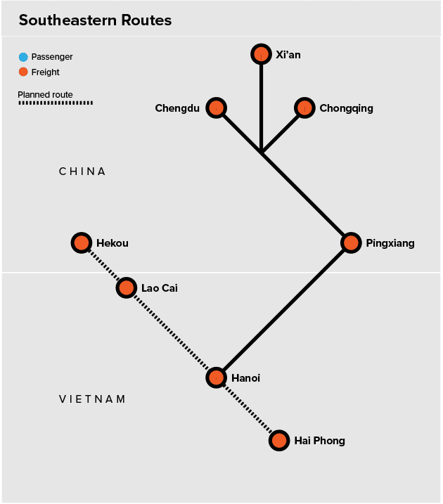 Các tuyến đường sắt chở hàng của Trung Quốc trải dài khắp châu Á - Ảnh 2.