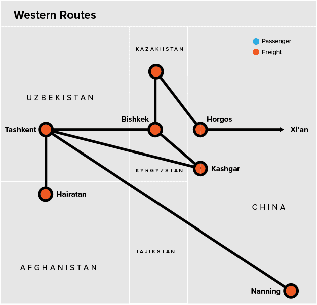 Các tuyến đường sắt chở hàng của Trung Quốc trải dài khắp châu Á - Ảnh 5.