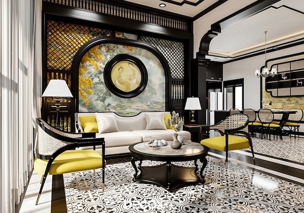 Thiết kế nội thất theo phong cách Indochine vừa hiện đại vừa hoài cổ - Ảnh 7.