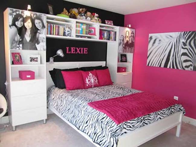 22 mẫu phòng ngủ ''sắc hồng'' dành cho cô nàng tuổi teen - Ảnh 2.