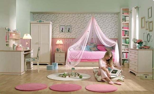 22 mẫu phòng ngủ ''sắc hồng'' dành cho cô nàng tuổi teen - Ảnh 8.