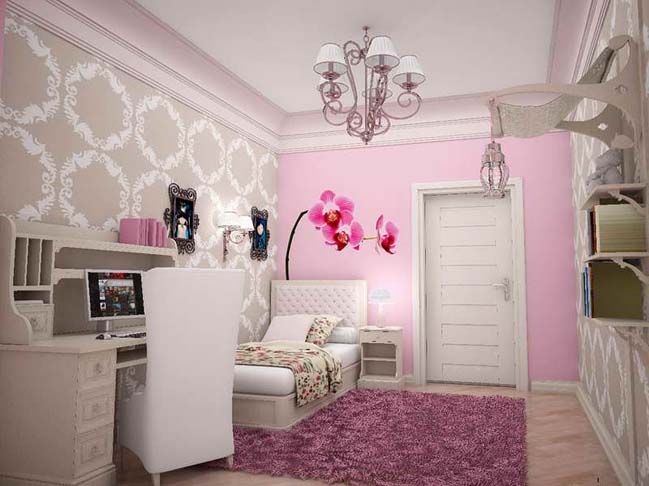 22 mẫu phòng ngủ ''sắc hồng'' dành cho cô nàng tuổi teen - Ảnh 9.