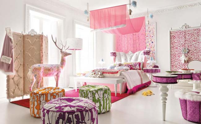 22 mẫu phòng ngủ ''sắc hồng'' dành cho cô nàng tuổi teen - Ảnh 12.