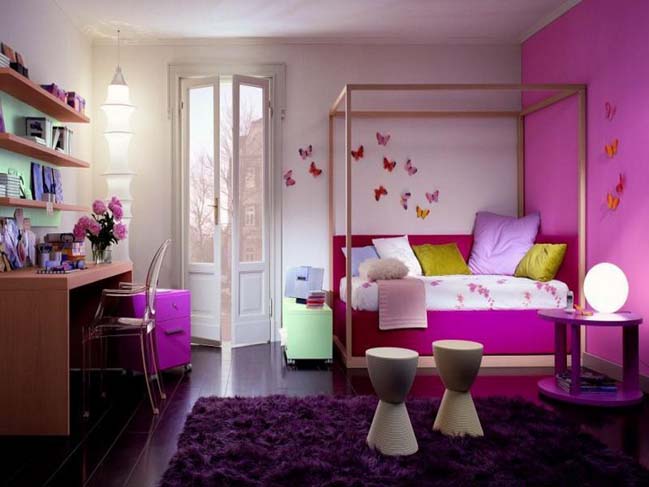 22 mẫu phòng ngủ ''sắc hồng'' dành cho cô nàng tuổi teen - Ảnh 13.