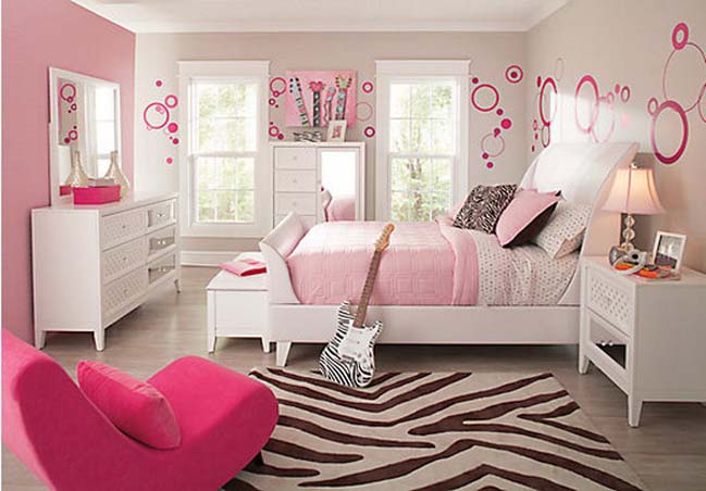 22 mẫu phòng ngủ ''sắc hồng'' dành cho cô nàng tuổi teen - Ảnh 16.