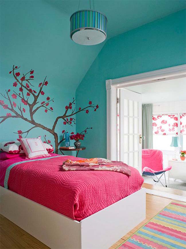 22 mẫu phòng ngủ ''sắc hồng'' dành cho cô nàng tuổi teen - Ảnh 20.