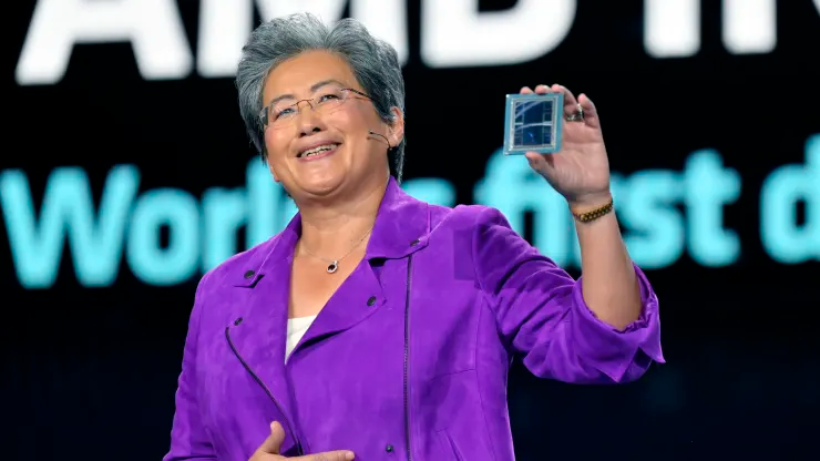 AMD tiết lộ chip AI mới thách thức sự thống trị của Nvidia - Ảnh 1.