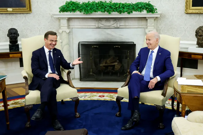 Tổng thống Mỹ Joe Biden 'nóng lòng mong chờ' Thụy Điển gia nhập NATO - Ảnh 1.