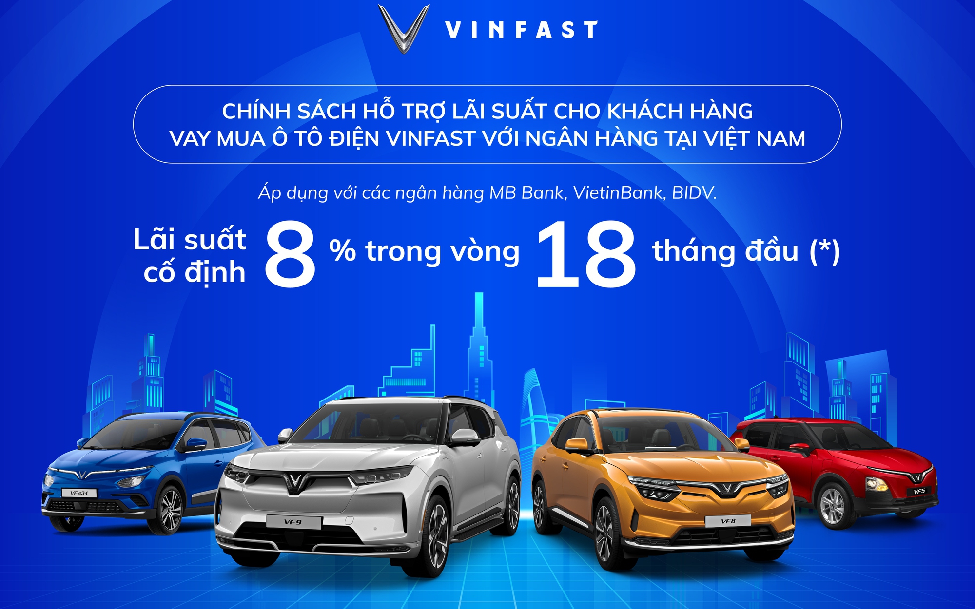 VinFast bắt tay ngân hàng hỗ trợ khách mua ô tô điện