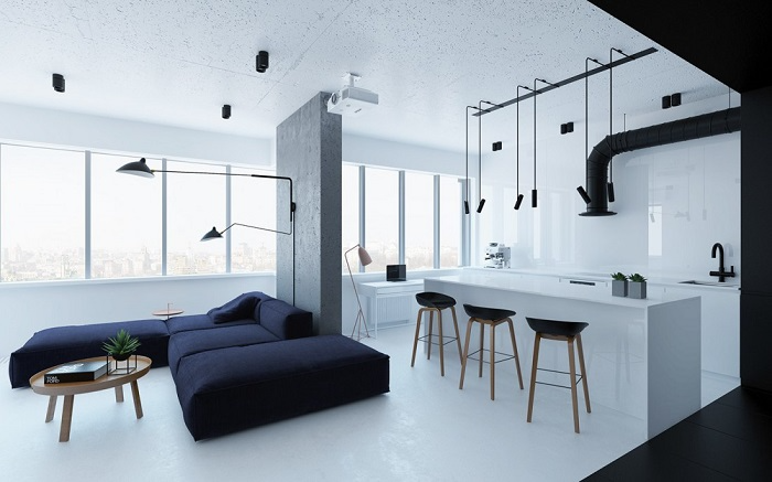 Phong cách nội thất tối giản minimalism đẳng cấp, sang trọng - Ảnh 8.
