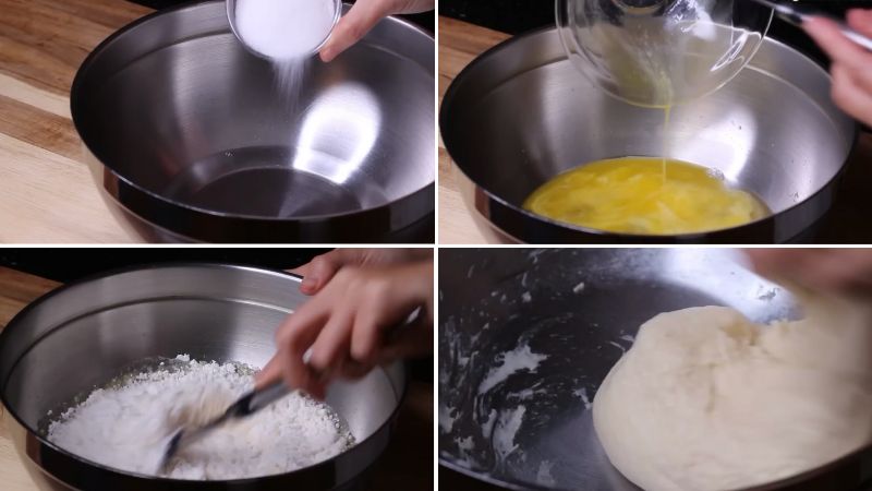 Món ngon mỗi ngày: Cách làm bánh trung thu Đài Loan nhân mè đen cốm dừa đơn giản - Ảnh 5.