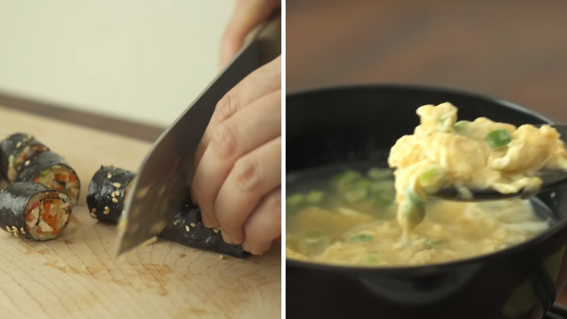 Món ngon mỗi ngày: Cách làm kimbap bắp cải đậu hũ đơn giản, thanh đạm - Ảnh 6.