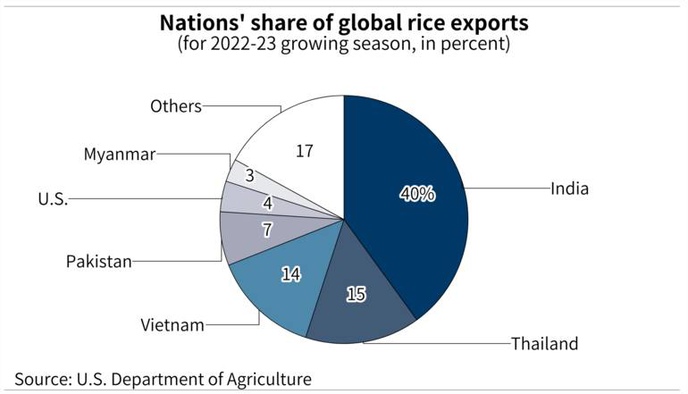 Giá gạo đạt mức cao nhất trong 11 năm do các lệnh cấm xuất khẩu  - Ảnh 2.