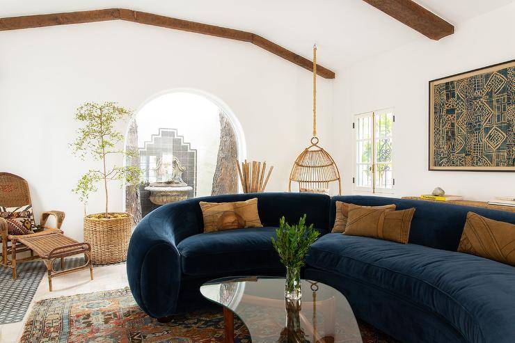 Ghế sofa cong: Sự bổ sung hoàn hảo cho không gian sống của bạn - Ảnh 6.