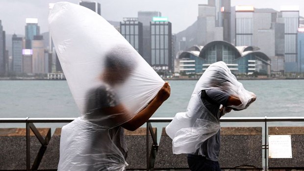Hồng Kông nâng cảnh báo bão Saola lên mức cao nhất - Ảnh 1.