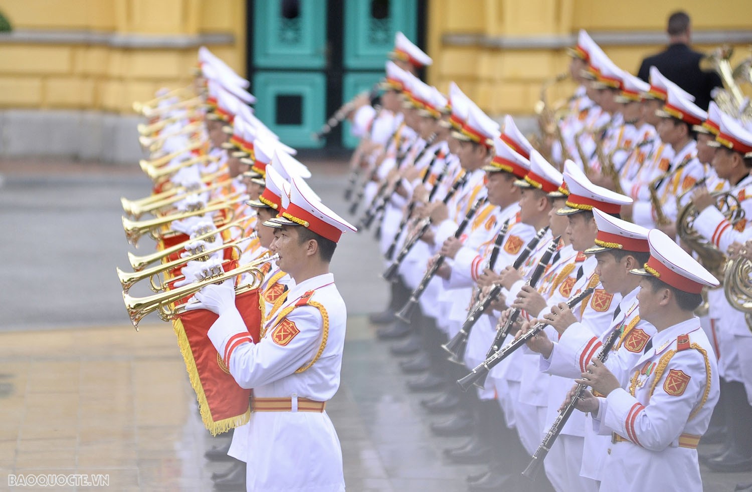 Tổng Bí thư Nguyễn Phú Trọng chủ trì lễ đón chính thức Tổng thống Hoa Kỳ Joe Biden - Ảnh 6.