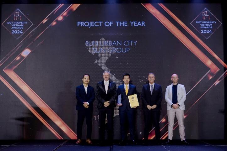 Đô thị nghỉ dưỡng Sun Urban City xuất sắc giành giải thưởng “Dự án của năm” tại Dot Property Vietnam Awards 2024- Ảnh 1.