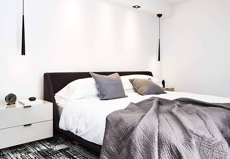 Ý tưởng phòng ngủ màu đen và trắng hoàn hảo cho không gian sắc sảo hiện đại- Ảnh 9.