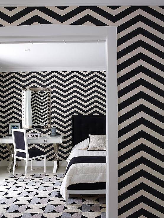 Ý tưởng phòng ngủ màu đen và trắng hoàn hảo cho không gian sắc sảo hiện đại- Ảnh 4.