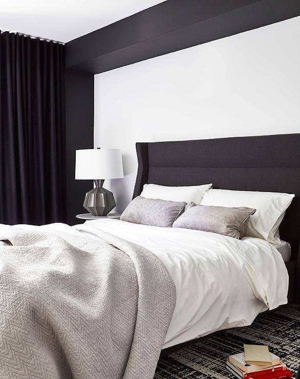 Ý tưởng phòng ngủ màu đen và trắng hoàn hảo cho không gian sắc sảo hiện đại- Ảnh 8.