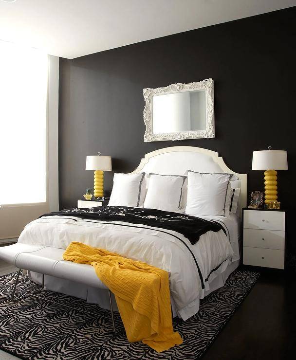 Ý tưởng phòng ngủ màu đen và trắng hoàn hảo cho không gian sắc sảo hiện đại- Ảnh 2.