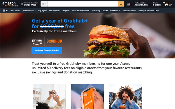 Amazon cung cấp dịch vụ giao đồ ăn miễn phí để giữ chân người dùng - Ảnh 1.