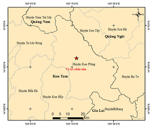 Kon Tum liên tiếp xảy ra 34 trận động đất- Ảnh 1.