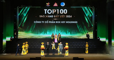 ROX Key Holdings được trao giải thưởng Sao Vàng đất Việt 2024- Ảnh 1. ROX Key Holdings được trao giải thưởng Sao Vàng đất Việt 2024- Ảnh 1.