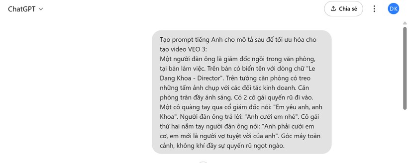 Hướng dẫn sử dụng VEO 3 để tạo video theo ý muốn- Ảnh 6. Hướng dẫn sử dụng VEO 3 để tạo video theo ý muốn- Ảnh 6.