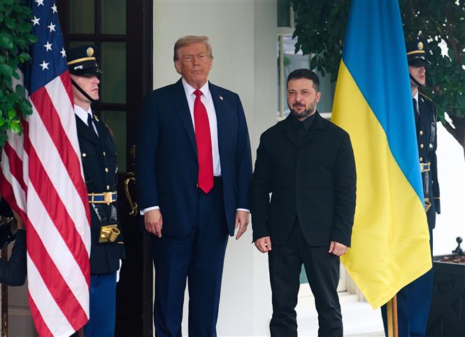 Tổng thống Trump ra tuyên bố ngay sau cuộc gặp với Tổng thống Ukraina và lãnh đạo châu Âu- Ảnh 2.