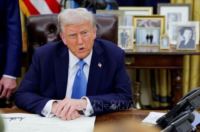 Tổng thống Trump cảnh báo khả năng siết chặt trừng phạt Nga- Ảnh 1. Tổng thống Trump cảnh báo khả năng siết chặt trừng phạt Nga- Ảnh 1.