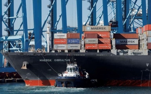 Maersk tạm dừng tất cả các chuyến hàng container qua Biển Đỏ